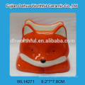 Hot sale fox shape ceramic toothpick holder